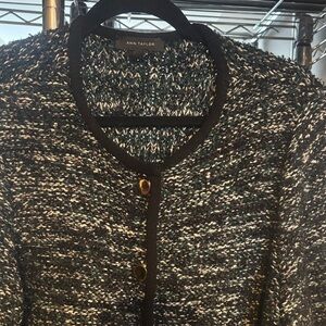 Ann Taylor Black and Green Jacket